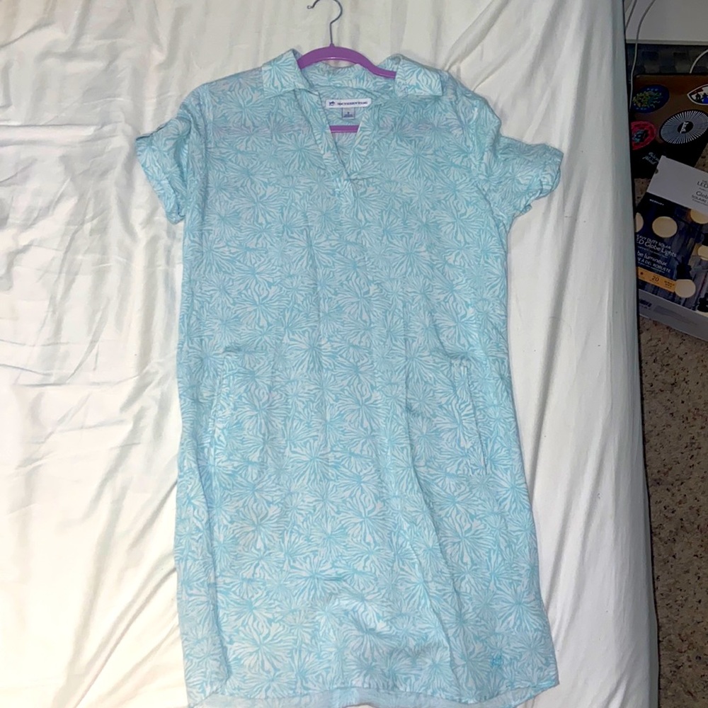 Linen southern tide dress